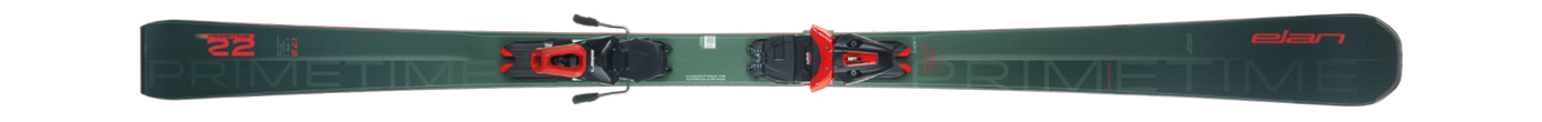 Горные лыжи с креплениями Elan Primetime 22 Green/Red PS + EL 10 GW Shift
