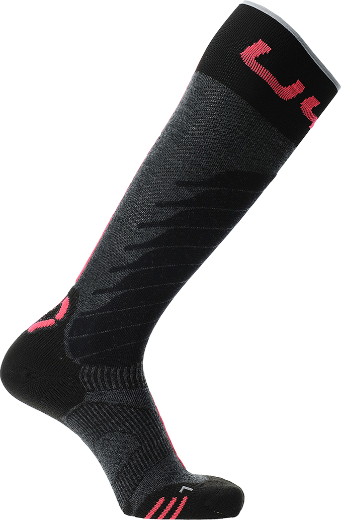 Носки UYN Women Ski One Merino Socks (Anthracite/Pink)