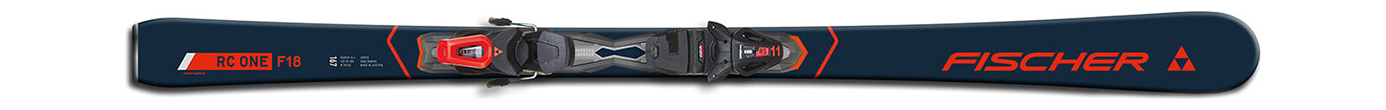 Горные лыжи с креплениями Fischer RC One F18 AR + RS 11 PR