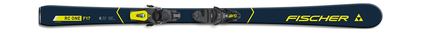 Горные лыжи с креплениями Fischer RC One F17 TPR + RS 10 PR