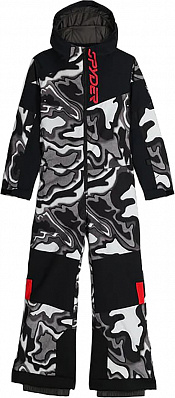 Горнолыжные комбинезоны Spyder Youth Jupiter Snowsuit (Black Combo)