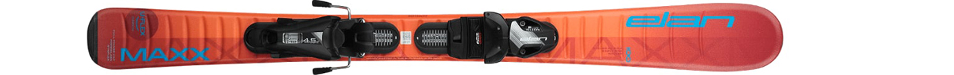 Горные лыжи с креплениями Elan Maxx Orange JRS + EL 4.5 GW AC JRS