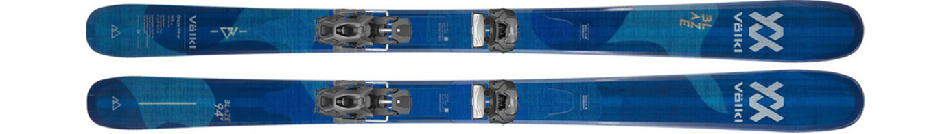 Горные лыжи с креплениями Volkl Blaze 94 W + Attack 11 GW