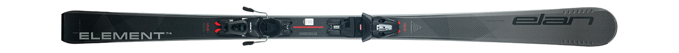 Горные лыжи с креплениями Elan Element 74 Black LS + EL 10.0 GW