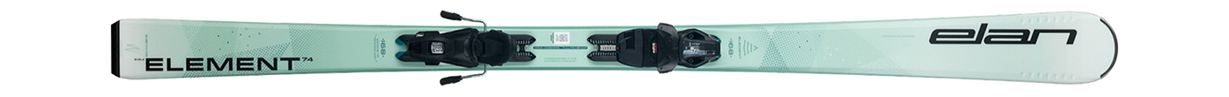 Горные лыжи с креплениями Elan Element 74 W White LS + EL 9.0 GW