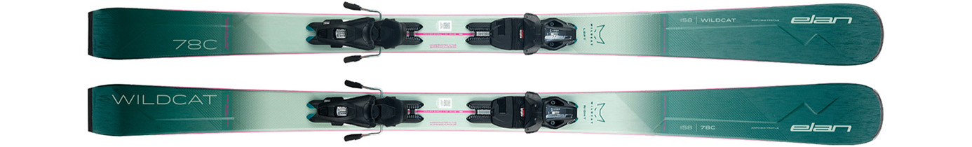 Горные лыжи с креплениями Elan Wildcat 78 C LS + EL 9.0 GW