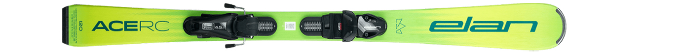 Горные лыжи с креплениями Elan RC Ace JRS + EL 7.5 GW