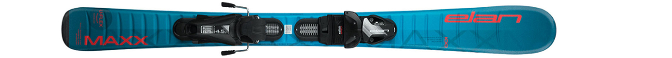 Горные лыжи с креплениями Elan Maxx Blue JR Shift + EL 4.5 GW