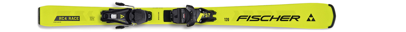 Горные лыжи с креплениями Fischer RC4 Race JR + FS7 GW JRS