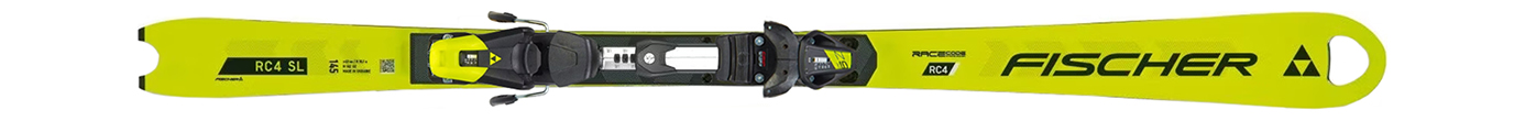 Горные лыжи с креплениями Fischer RC4 WC SL JR M/O-Plate + RC4 Z9 GW