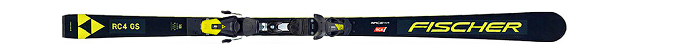 Горные лыжи с креплениями Fischer RC4 WC GS JR M/O-Plate + RC4 Z9 GW