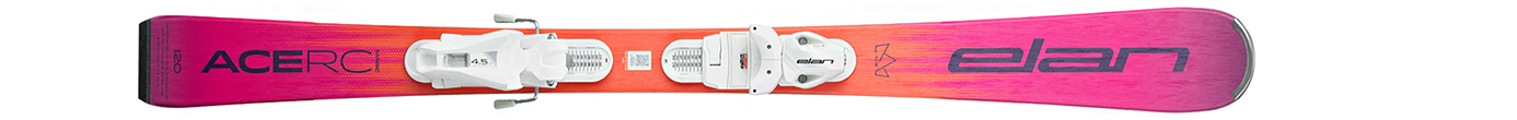 Горные лыжи с креплениями Elan RC Magic JRS + EL 7.5 GW