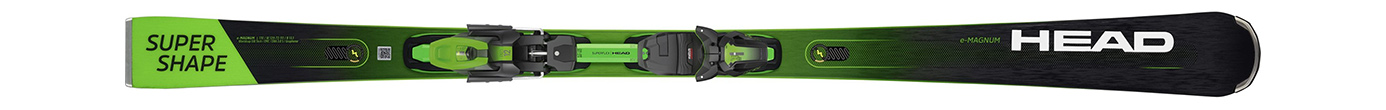 Горные лыжи с креплениями Head Supershape e-Magnum SW SF-PR + PRD 12 GW