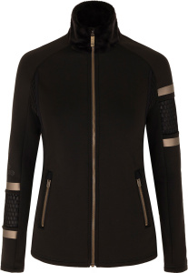 641 - Technical Sweaterwith Mesh Details (Black/Black/Beat XS)