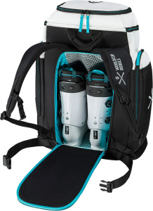 Rebels Racing Backpack L Black/White/Speed Blue (90L) (90L)