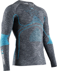 Energy Accumulator Melange Shirt Men (Dark Grey Melange/Blue S)