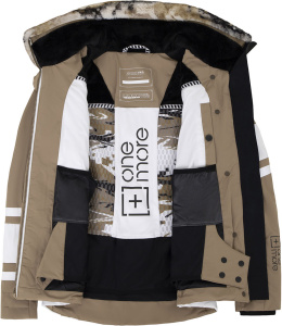 122 - Light Insulated Ski Jacket (Desert/White/White S)