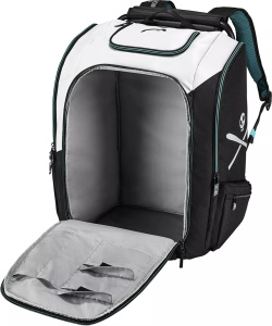 Rebels Coaches Backpack со складным стулом Racing Black/White/ Speed Blue (72L)