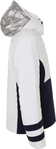 201 - Eco-Down Ski Jacket (White/Marinaio/Silver S)