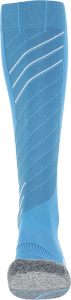 Woman Ski Race Shape Socks (Turquoise/White 35-36)