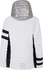 201 - Eco-Down Ski Jacket (White/Marinaio/Silver S)