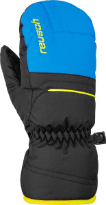 Alan Junior Mitten (Blck/Bril Blu/Safety Yell 5.5)
