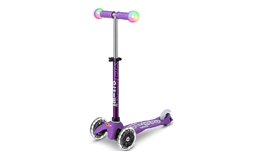 Самокат Micro Mini Deluxe Magic LED 2025 (Сиреневый)