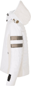 201 - Eco-Down Ski Jacket (White/White/A.Gold XS)