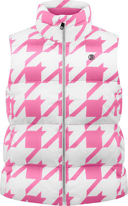Жилет женский Poivre Blanc W23-1205-WO/C 23/24 (Check Lolly Pink)
