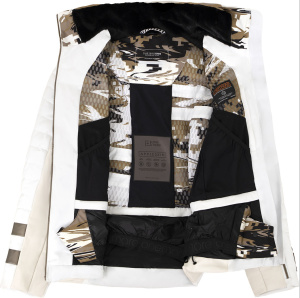 201 - Eco-Down Ski Jacket (White/White/A.Gold XS)