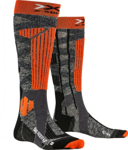 X-Socks Ski Rider 4.0 (Stone Grey Melange/X-Orange 45-47)