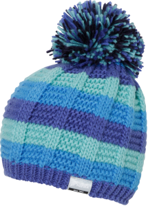 Mix Border Girls' Watch Cap (Blue Midnight)