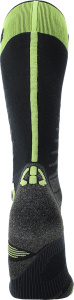 Man Ski One Merino Socks (Black/Lime 35-38)
