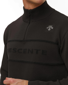 Half Zip Logo Sweater (Black 50)